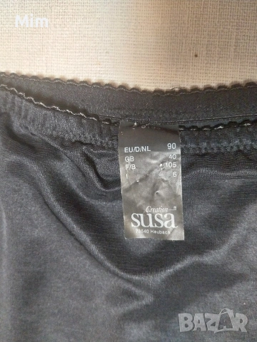 SUSA XL/2XL Черна еластична бикина с висока талия , снимка 5 - Бельо - 53253402
