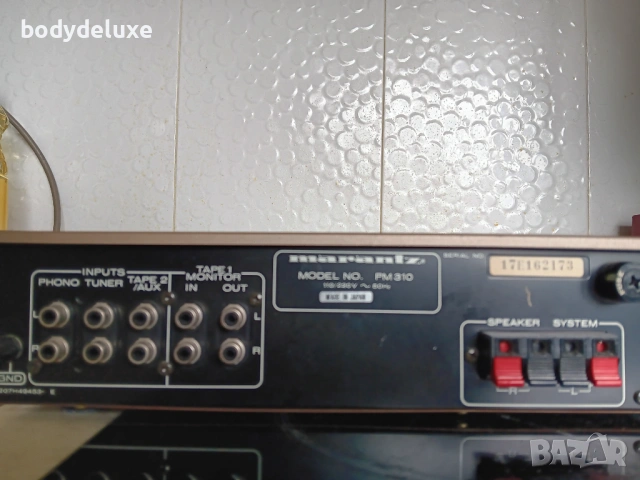 marantz PM 310 усилвател, снимка 3 - Ресийвъри, усилватели, смесителни пултове - 53560337