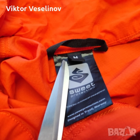 Sweet Protection Дамско Яке с Цип Размер М Оранжево Олекотено Ветровка, снимка 8 - Якета - 52337219