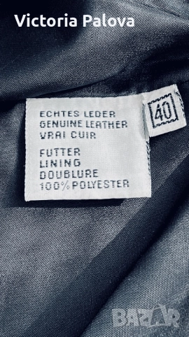 VINTAGE черна кожена миди пола, уникален дизайн, снимка 10 - Поли - 52086295