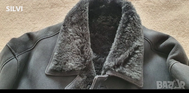 Мъжко дизайнерско палто от естествена агнешка кожа! , снимка 5 - Палта - 52674492