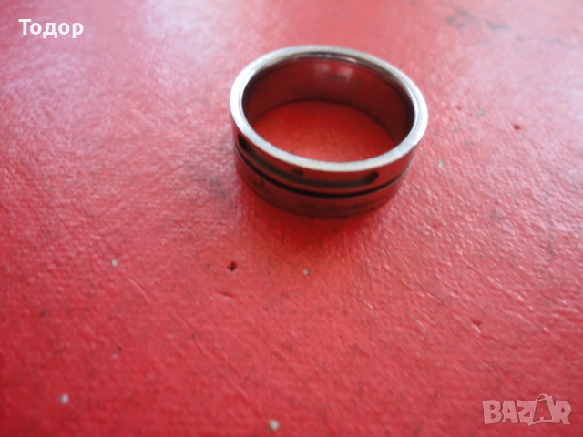 Мъжки пръстен Fossil Steel , снимка 3 - Пръстени - 52672170