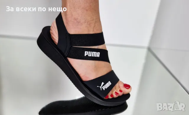 Puma Дамски Черни Сандали Пума Код P616, снимка 5 - Сандали - 50428380