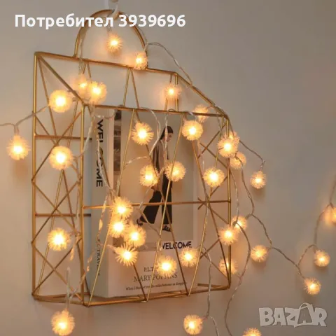 Коледни LED лампички в различни форми, снимка 11 - Декорация за дома - 47976466