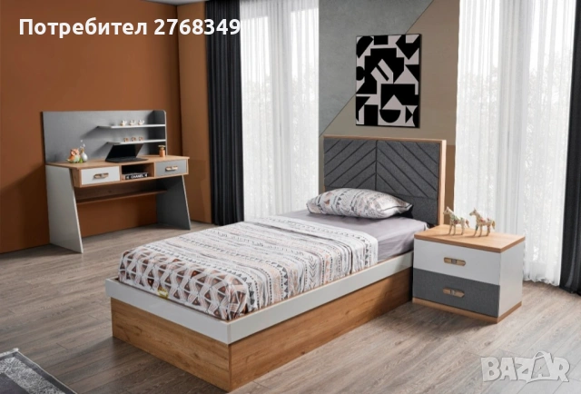 Юношеско обзавеждане , снимка 2 - Мебели за детската стая - 53422667