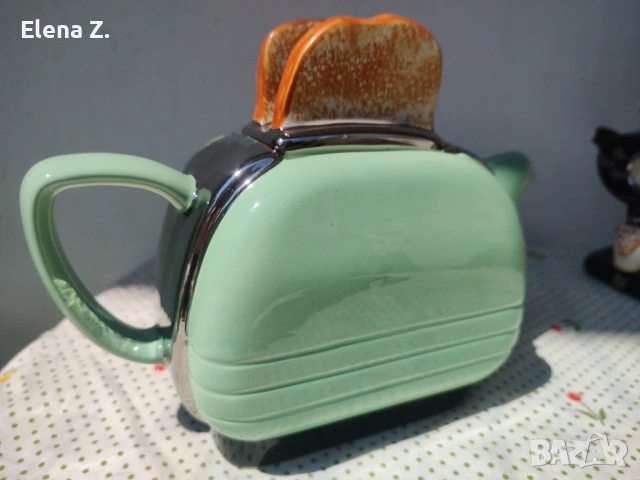 Уникален чайник - тостер - Tea Toaster винтидж от Англия, снимка 3 - Други - 54235945