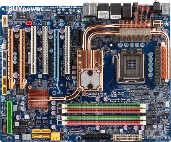 Gigabyte EP45T-Extreme Lga 775 TOP , снимка 4 - Дънни платки - 46747761