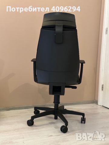 Офис стол Max от Unised - Черен, Отлично Състояние!, снимка 2 - Столове - 45745124