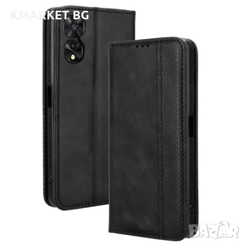 TCL 50 SE Retro Texture Wallet Калъф и Протектор, снимка 1 - Калъфи, кейсове - 47901619