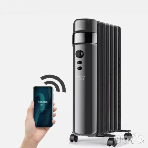Смарт маслен радиатор Taurus Agadir Connect Malbork 2000W – Управление чрез мобилно приложение, снимка 4 - Радиатори - 53930697