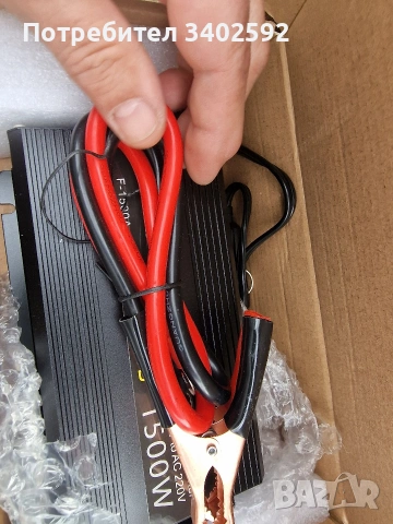 Автомобилен инвертор 1500W, 50Hz, двоен USB, 220V, 12V DC, , снимка 3 - Аксесоари и консумативи - 53480631