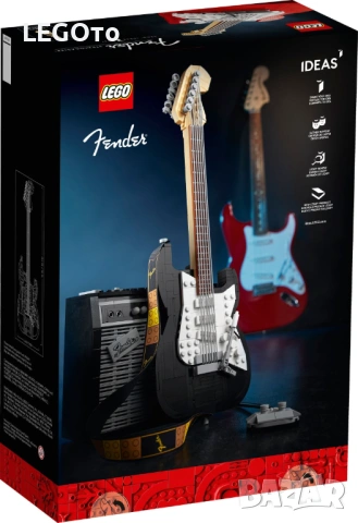 НОВО ЛЕГО 21329-Идеи - Фендър Стратокастер LEGO 21329 Fender Stratocaster 21329, снимка 3 - Конструктори - 53105459