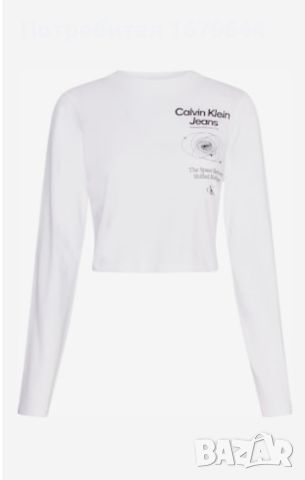 Calvin Klein Jeans блуза XS, снимка 3 - Блузи с дълъг ръкав и пуловери - 45918780