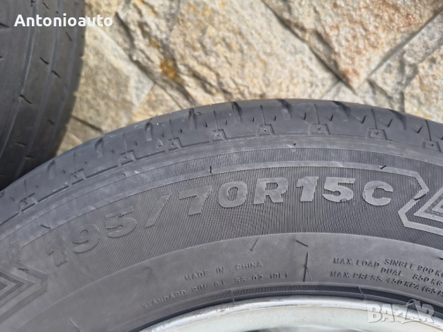 195 70 15C четири броя бусови гуми, снимка 6 - Гуми и джанти - 51622195