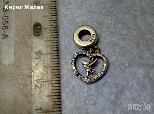 PANDORA СКЪПОЦЕНЕН СРЕБЪРЕН ПЕНДАНТ СРЕБРО S 925 на ПАНДОРА с ИСКРЯЩИ ЦИРКОНИ 46911, снимка 8 - Колиета, медальони, синджири - 49682613