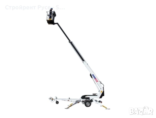 Вишка  телескопична на ремарке, Dino 150 t-15m, Под наем, снимка 1