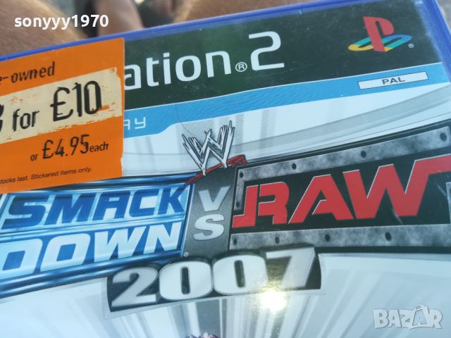 *SMACK DOWN RAW 2007 SONY PS2 GAME 0607241843, снимка 8 - Игри за PlayStation - 46495226