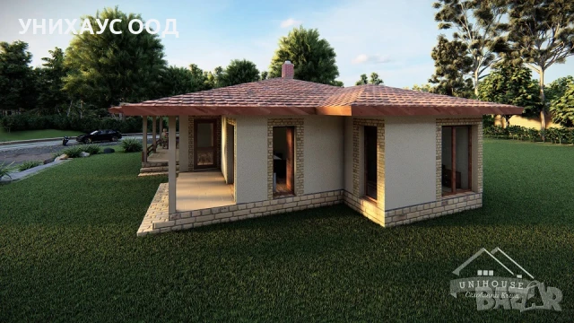 Eдноетажна Къща Дом Магнолия 90 м2, снимка 6 - Монтажи - 50820364