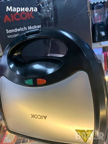 Тостер Aicok ST-08, 750 W, 3 в 1, 3 комплекта плочи, снимка 11 - Тостери - 53493990