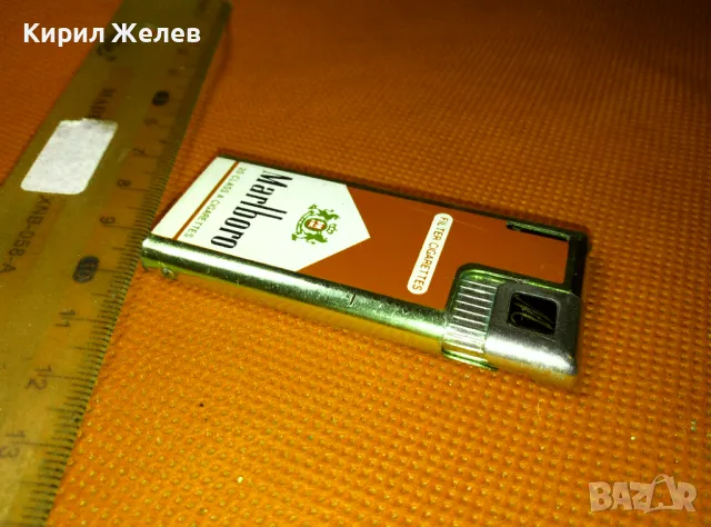 MARLBORO Стара КОЛЕКЦИОНЕРСКА ГАЗОВА МЕТАЛНА ЗАПАЛКА МАРКОВА ВИНТИДЖ МОДЕЛ 47105, снимка 8 - Запалки - 47003558