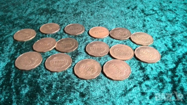 Винтидж жетони SHELL. Метални жетони за гориво. Колекция, снимка 8 - Колекции - 51307556