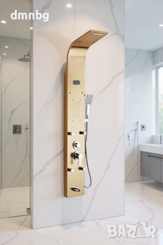 Хидромасажен душ панел от неръждаема стомана А335, снимка 3 - Душове - 50988864