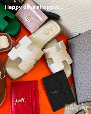 Hermes Дамски чехли , снимка 12 - Чехли - 50823521