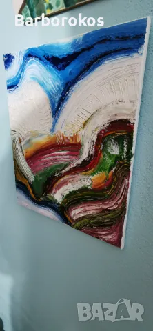 Авторска картина рисувана с маслени бои 