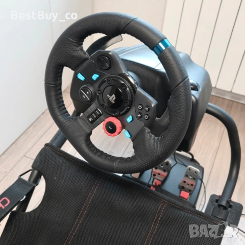 Logitech G29 + Стол Playseat Challenge Black ActiFit, снимка 4 - Други игри и конзоли - 53064464