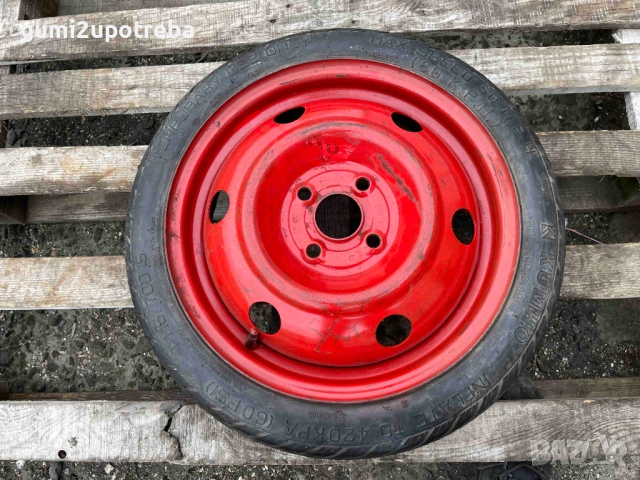 15 резервна джанта патерица 4х100 Hyundai I20 Kia Rio Toyota Aygo 115/70/15