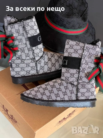 Gucci Дамски Боти 👢👒 Дамска Шапка Гучи - Различни Цветове Код SK553