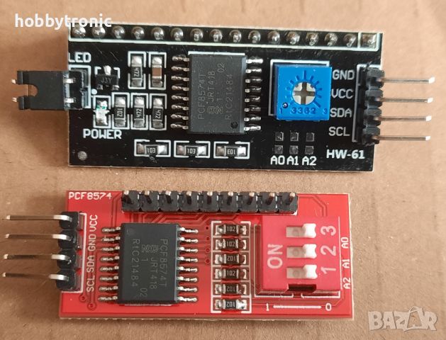 PCF8574T I/O expander, I2C to LCD, снимка 1 - Друга електроника - 45188462