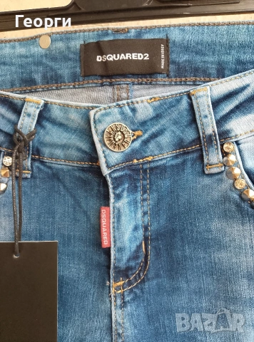 Дамски дънки Disquared2 Skinny, снимка 4 - Дънки - 54046102