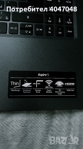 Лаптоп Acer Aspire 5, снимка 4 - Лаптопи за работа - 44996691