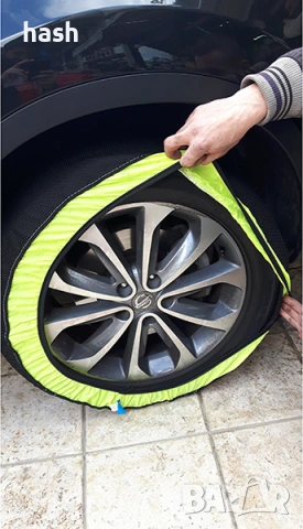 Чорапи за сняг Multi Grip TG 77 и 87 против хлъзгане за леки автомобили, 2 бр., снимка 4 - Аксесоари и консумативи - 53933428