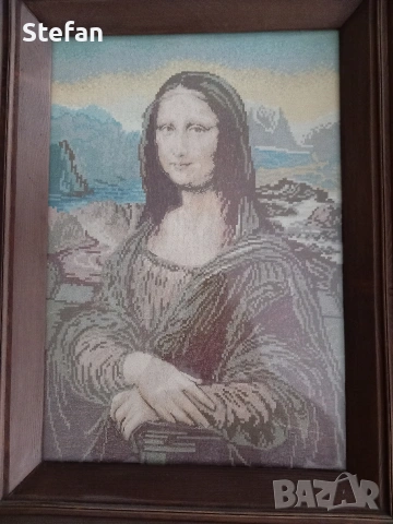 Гоблен "Мона Лиза", снимка 8 - Гоблени - 6446403