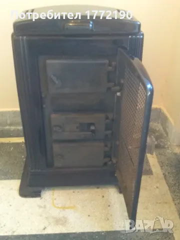 Красива, Старинна немска чугунена печка BUDERUS /дърва, пелети, въглища/, снимка 13 - Отоплителни печки - 50374652