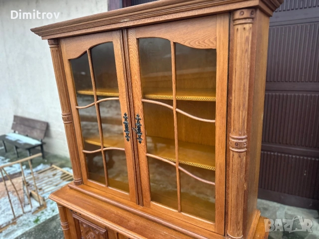 Класическа витрина с шкаф, снимка 6 - Секции и витрини - 53958996