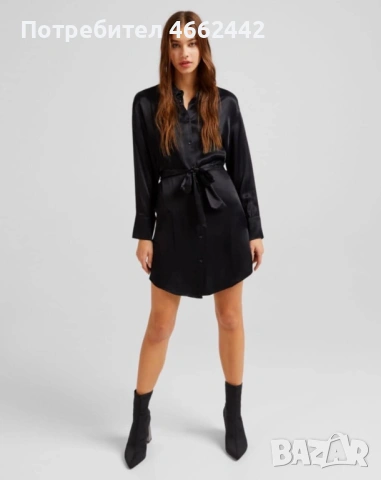 Риза-Рокля Bershka , снимка 2 - Рокли - 53451328