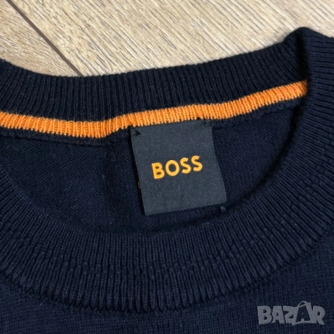 Мъжки плетен пуловер с къс ръкав | S размер, снимка 4 - Тениски - 53527420