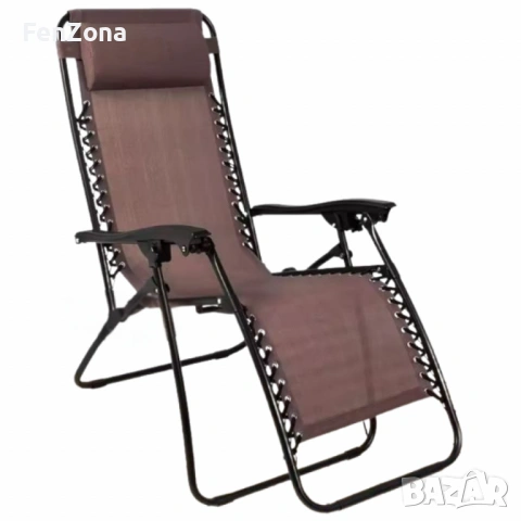 Стол-шезлонг с възглавничка 175x52 см NS6318, снимка 2 - Градински мебели, декорация  - 54096359