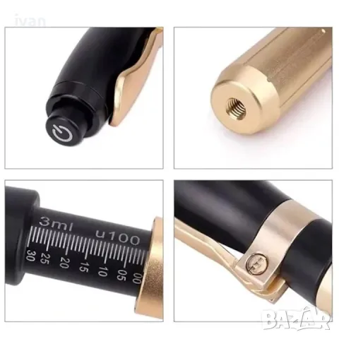 Хиалурон пен, Безиглен инжектор за мезотерапия и филъри Hyaluronic pen, снимка 2 - Козметични уреди - 50079767