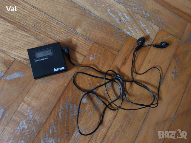 MP3 Player Hama 8gb SD card + слушлки, снимка 1