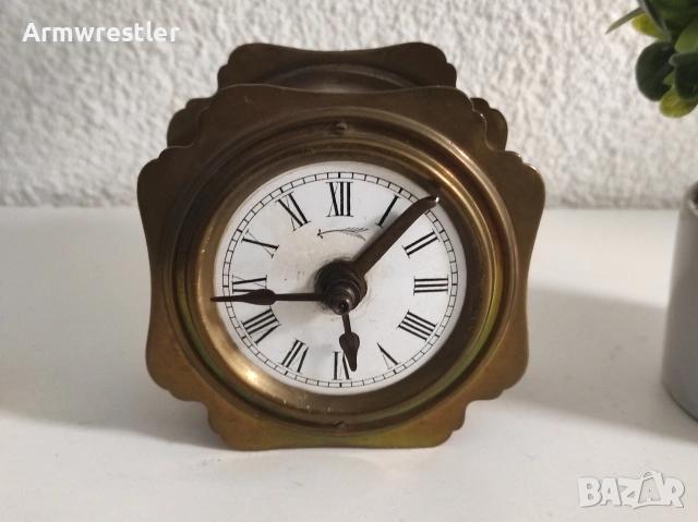 Стар немски месингов будилник L. Döring (1910–1925 г.) – работещ