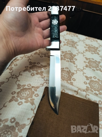 Нож Еделвайс -Петко Денев соц , снимка 9 - Ножове - 52566585