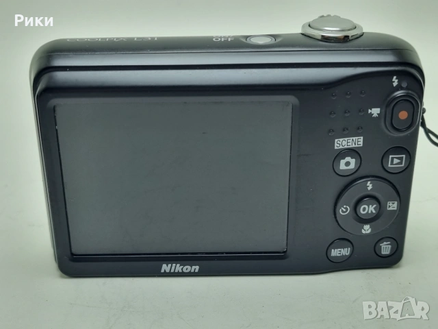Nikon COOLPIX L31 16.1MP Digital Compact Camera Black Tested, снимка 10 - Фотоапарати - 53804820
