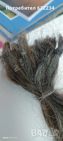 Естествена коса отрязана от човек, снимка 5 - Аксесоари за коса - 53202224
