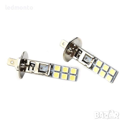 LED крушки за фарове и светлини за мъгла - H1 6000K, снимка 8 - Части - 46173614