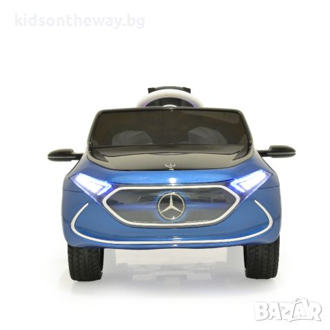 Акумулаторна кола Mercedes-Benz EQA син металик, снимка 4 - Детски велосипеди, триколки и коли - 46386210