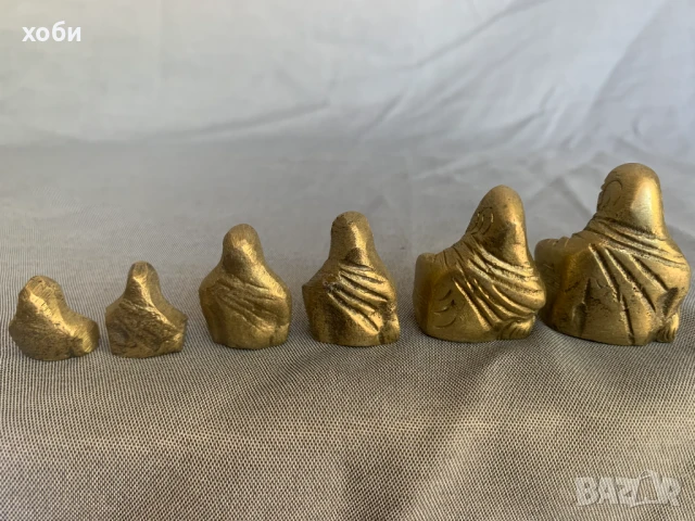 малки месингови фигурки смеещия се буда, снимка 4 - Антикварни и старинни предмети - 50758599